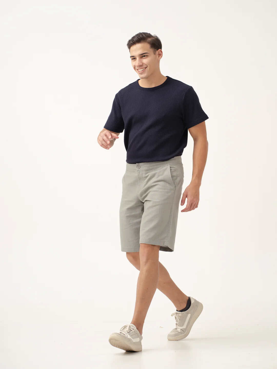 Reef Blue All Day Lounge Cotton Shorts - Image 7