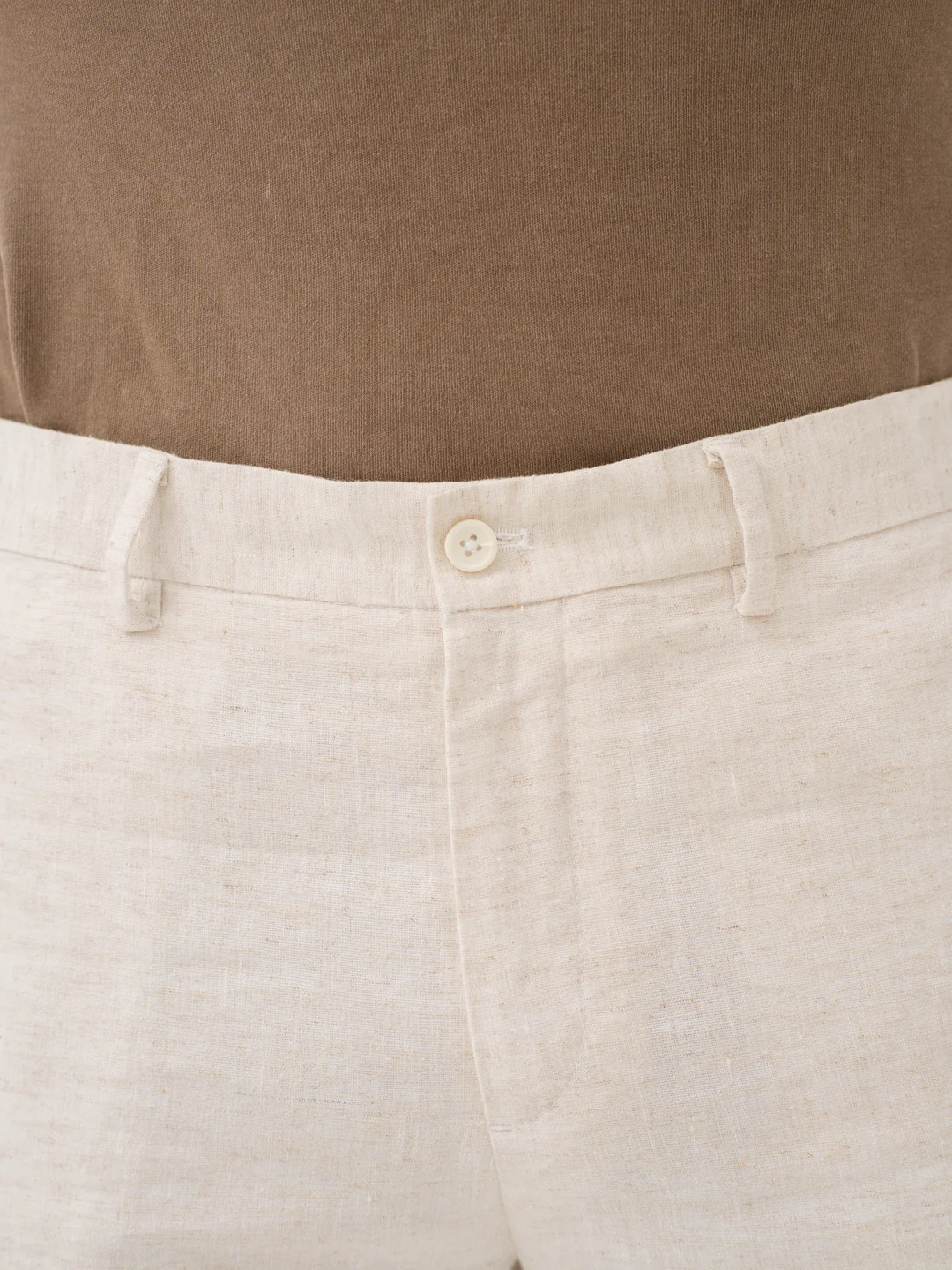 Reflora Cream Linen Sorona Pants - Image 10