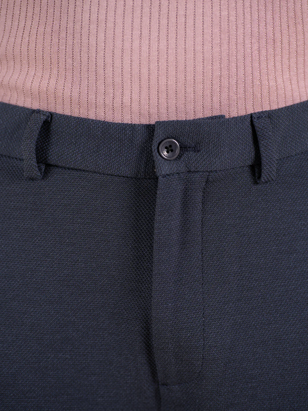 Render Blue Textured Slim Fit Power Stretch Pants - Image 11