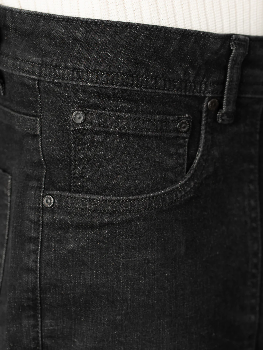 Ridge Black Relaxed Fit Denim Cargos - Image 10