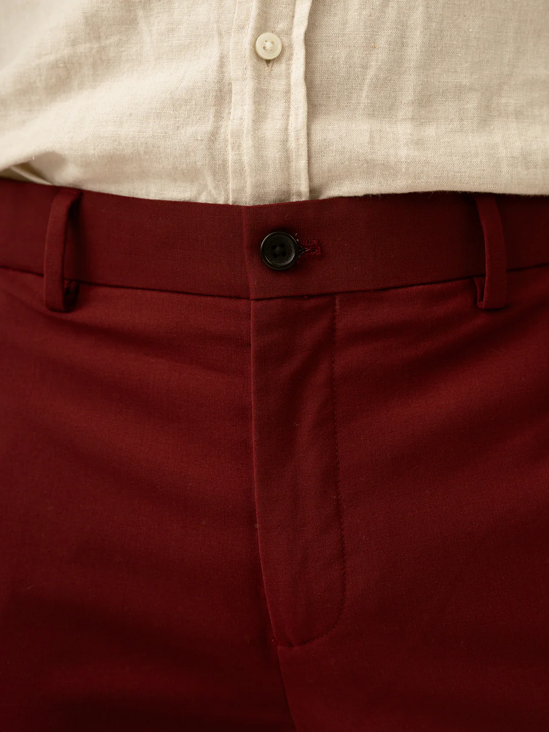 Rome Red Luxury Merino Wool Pants - Image 8