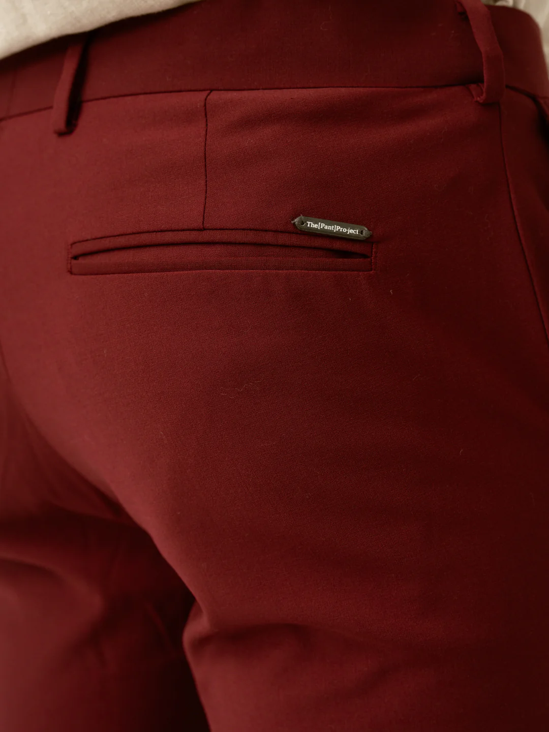 Rome Red Luxury Merino Wool Pants - Image 9