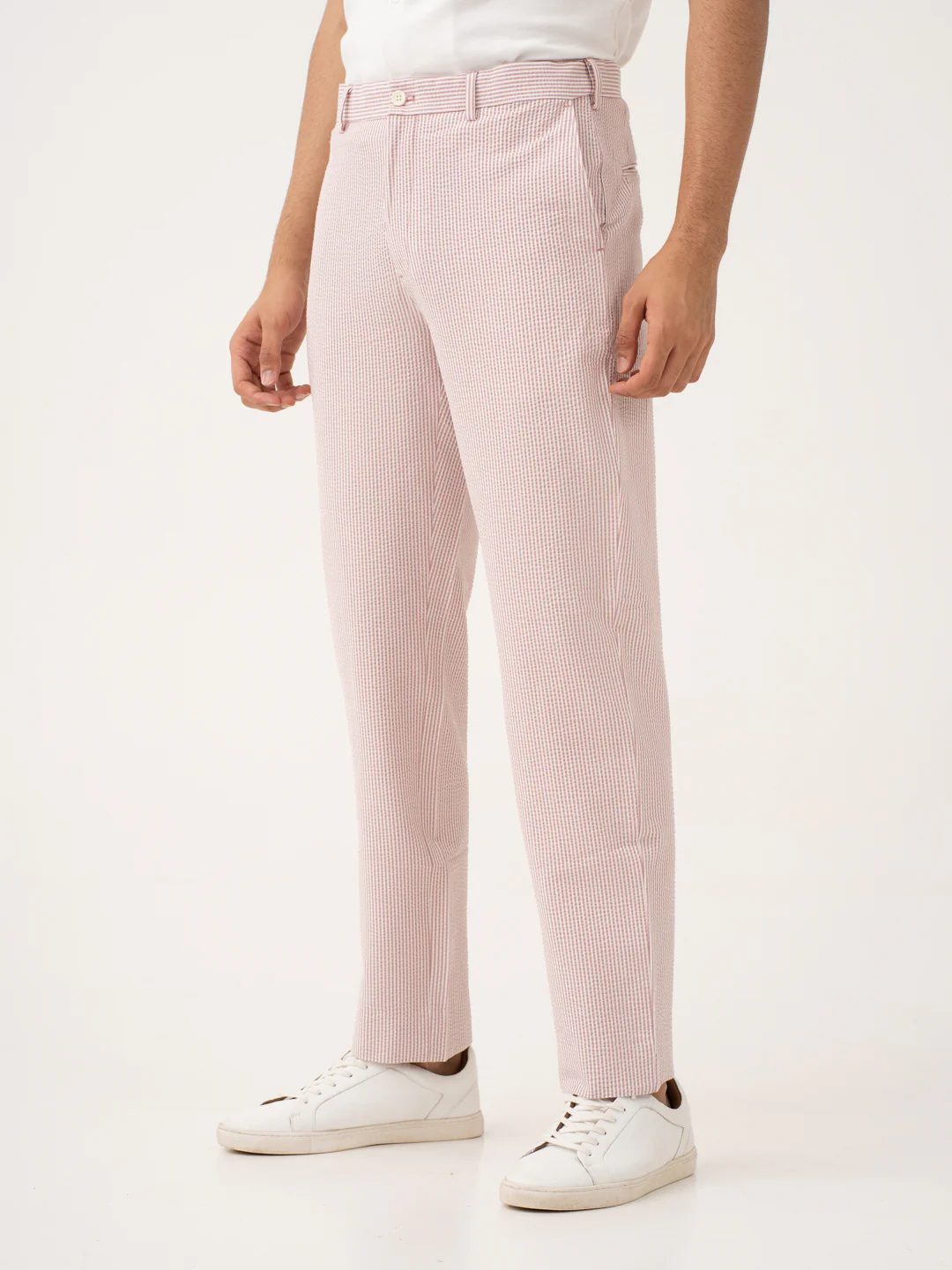 Romeo Rouge Stripes Seersucker Pants - Image 10