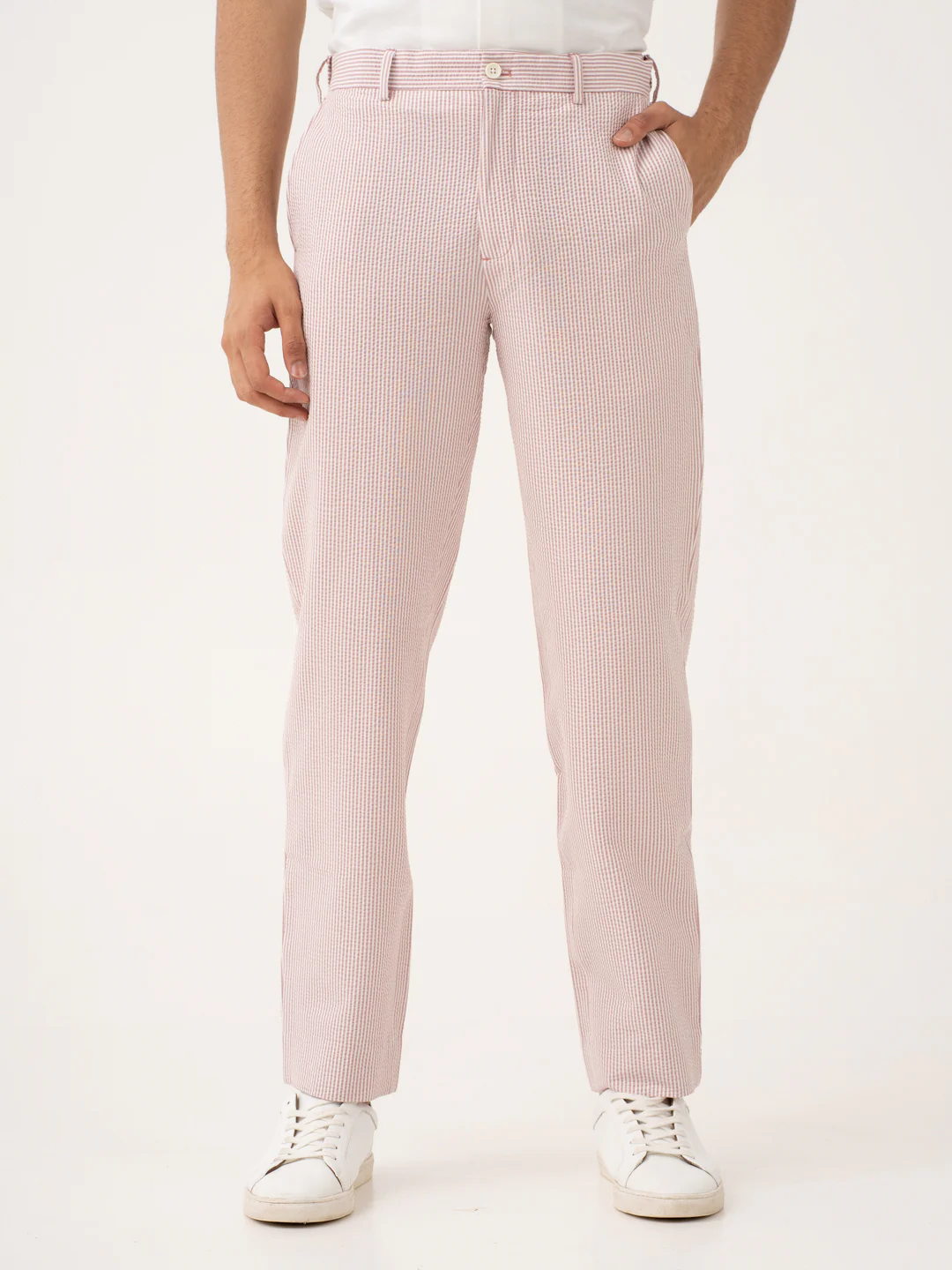 Romeo Rouge Stripes Seersucker Pants - Image 7