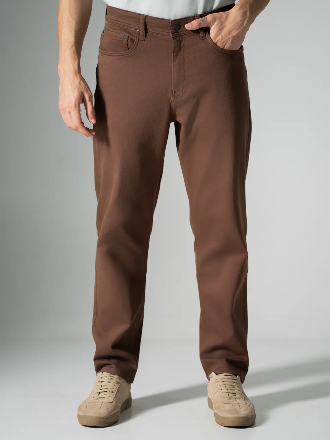 Root Brown Relaxed Fit Jeans - Image 2
