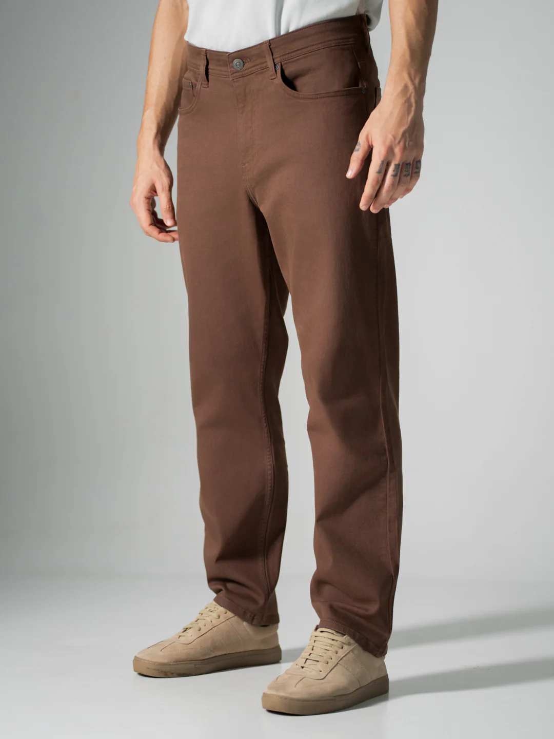 Root Brown Relaxed Fit Jeans - Image 8