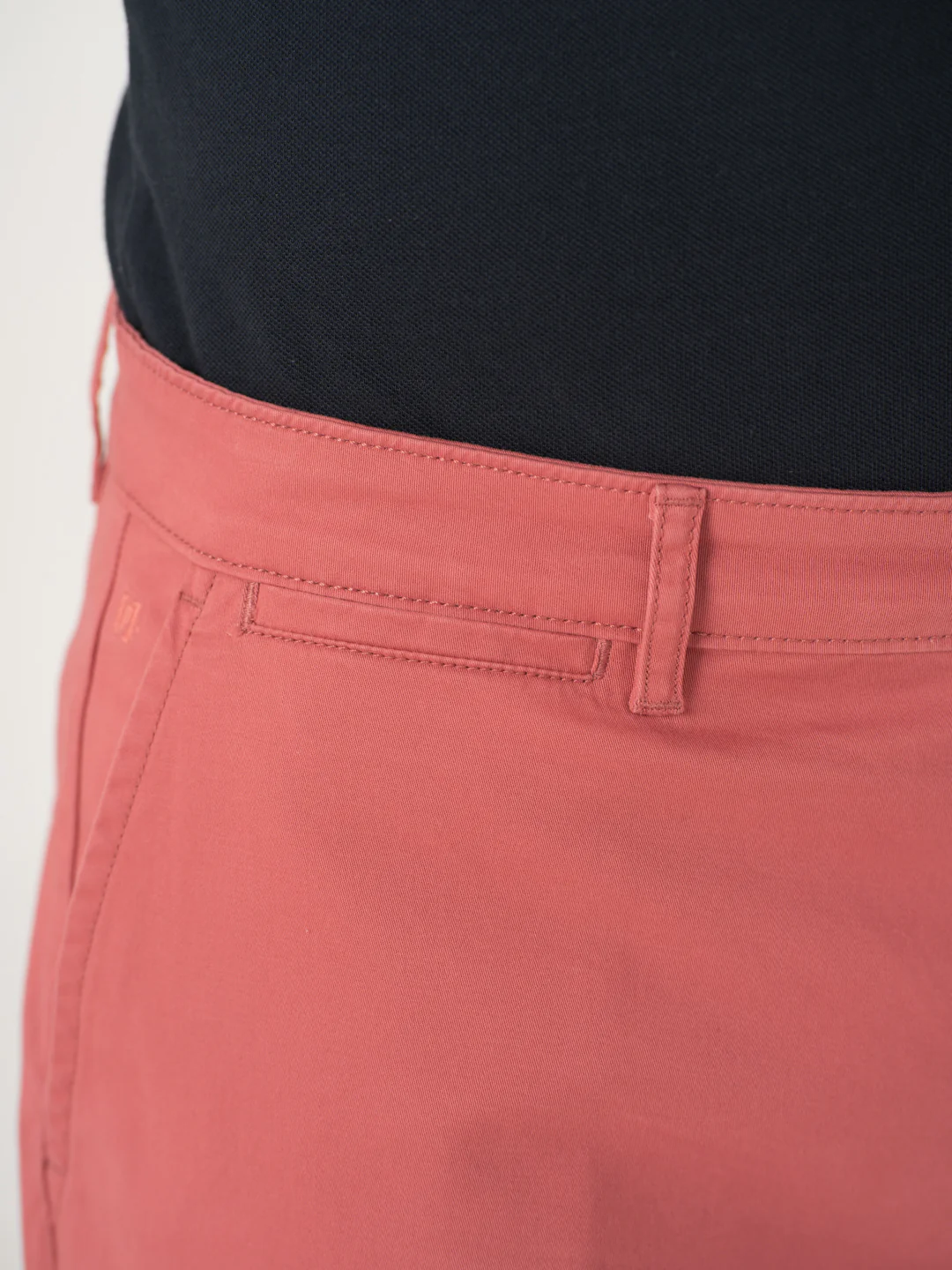 Rosco Red Stretch Chino Shorts - Image 9