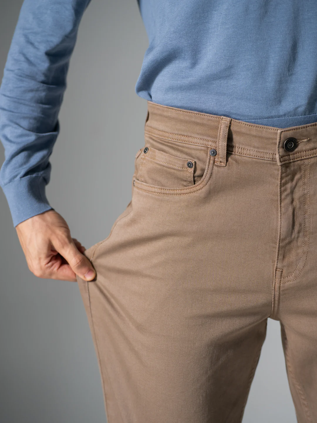 Rustwood Khaki Relaxed Fit Jeans - Image 4