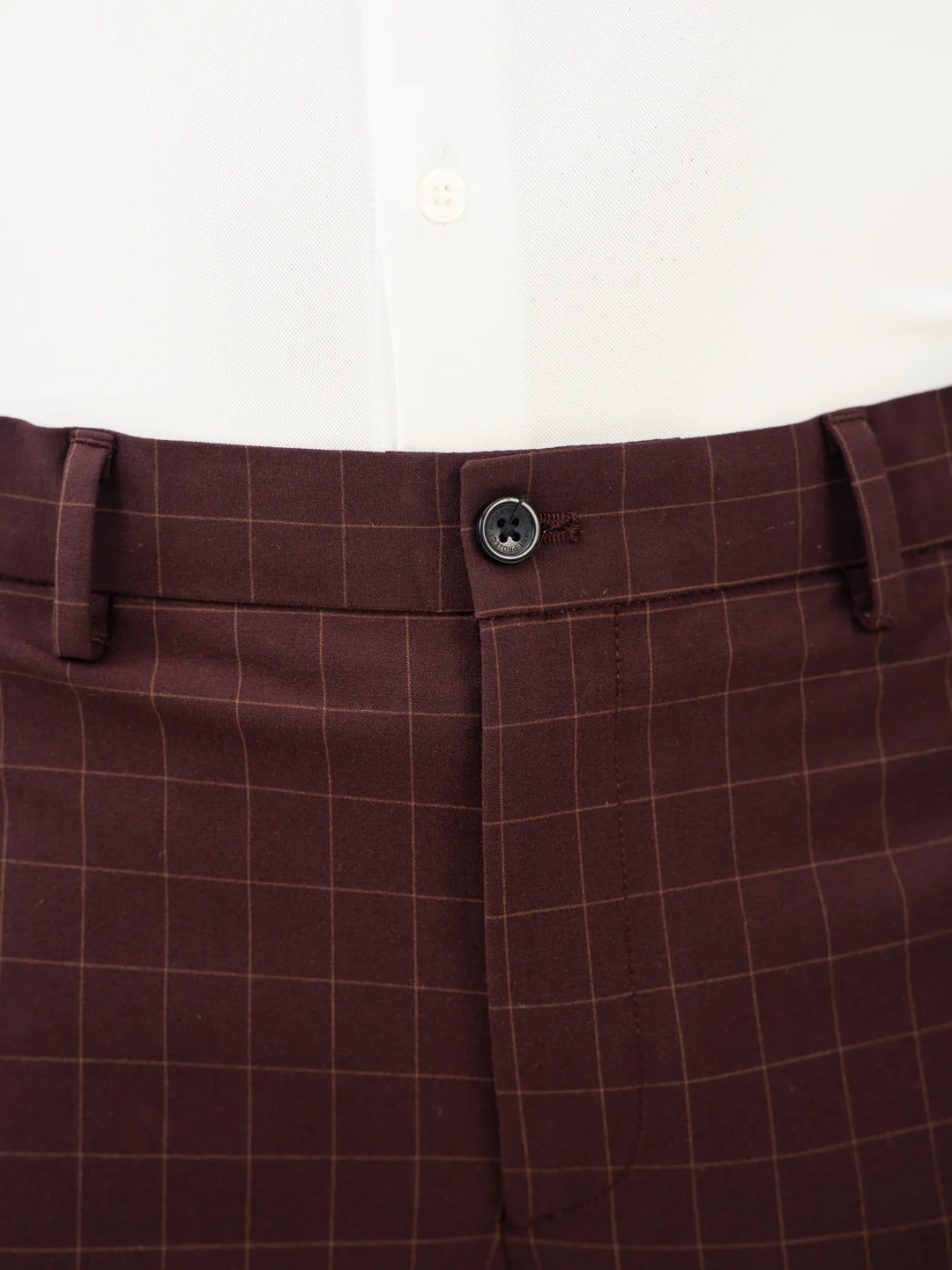 Sangria Wine Checks Formal Pants - Image 12