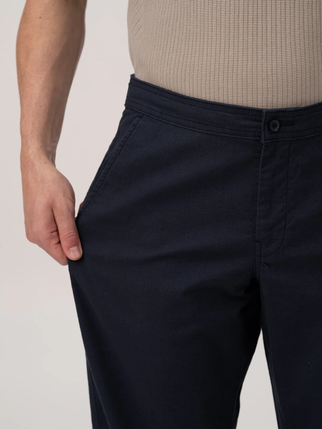 Santorini Navy Relaxed Fit Lounge Pants - Image 3