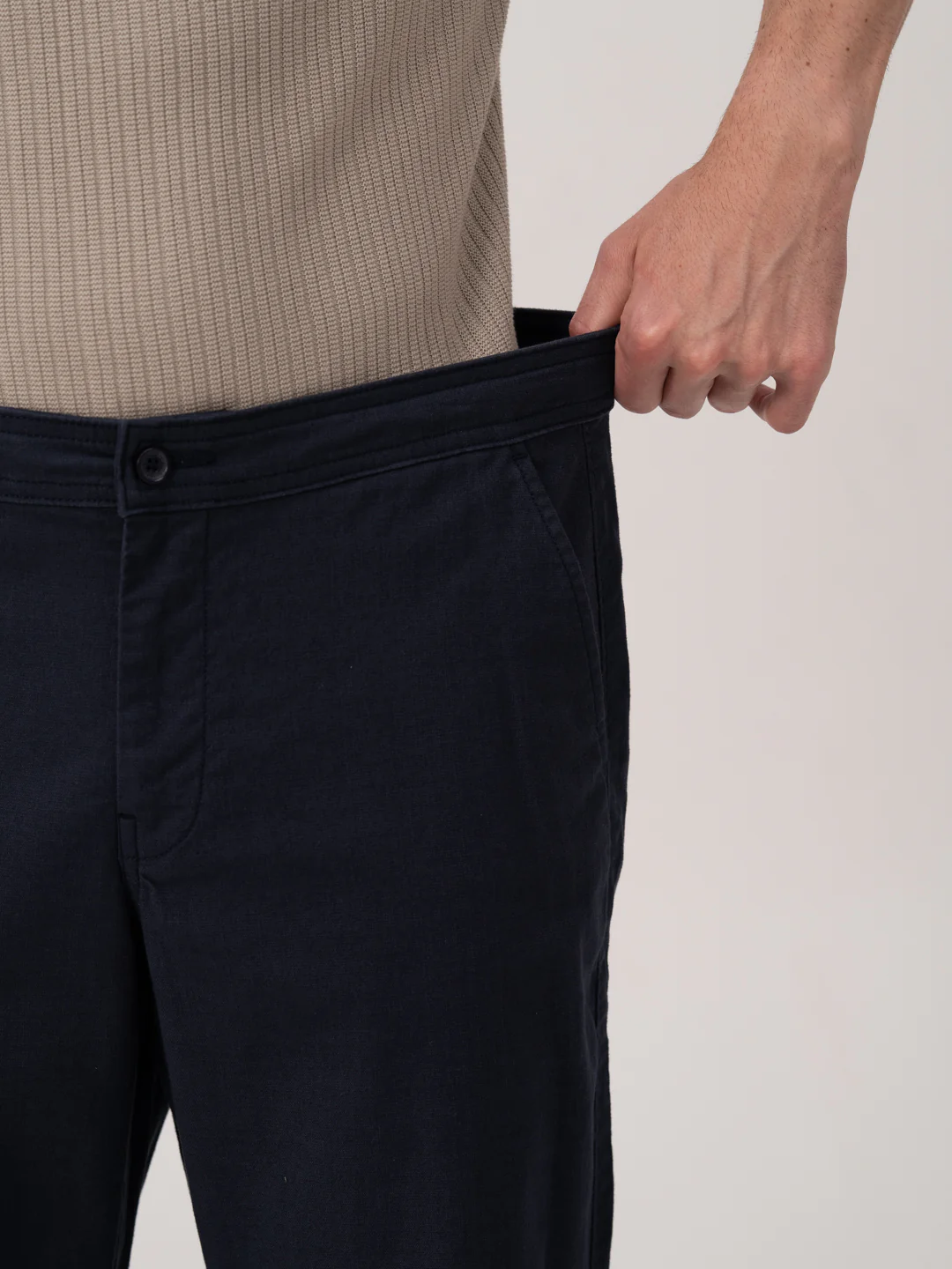 Santorini Navy Relaxed Fit Lounge Pants - Image 4