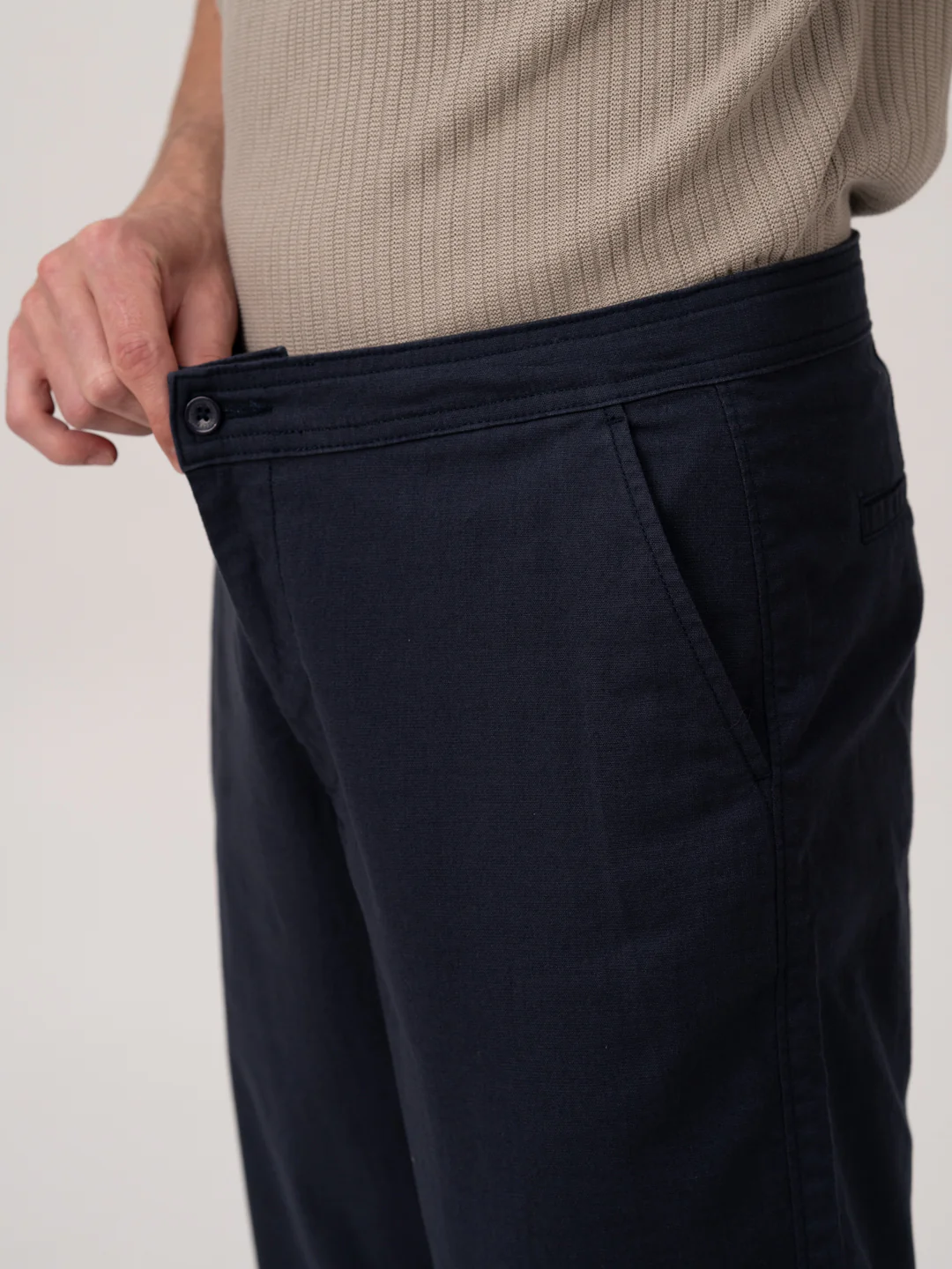 Santorini Navy Relaxed Fit Lounge Pants - Image 5