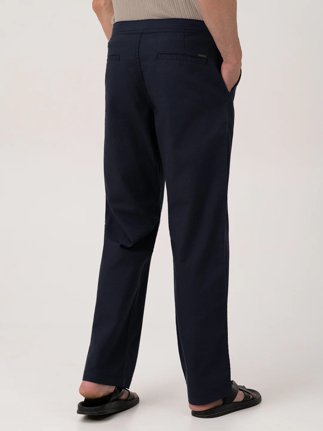 Santorini Navy Relaxed Fit Lounge Pants - Image 6