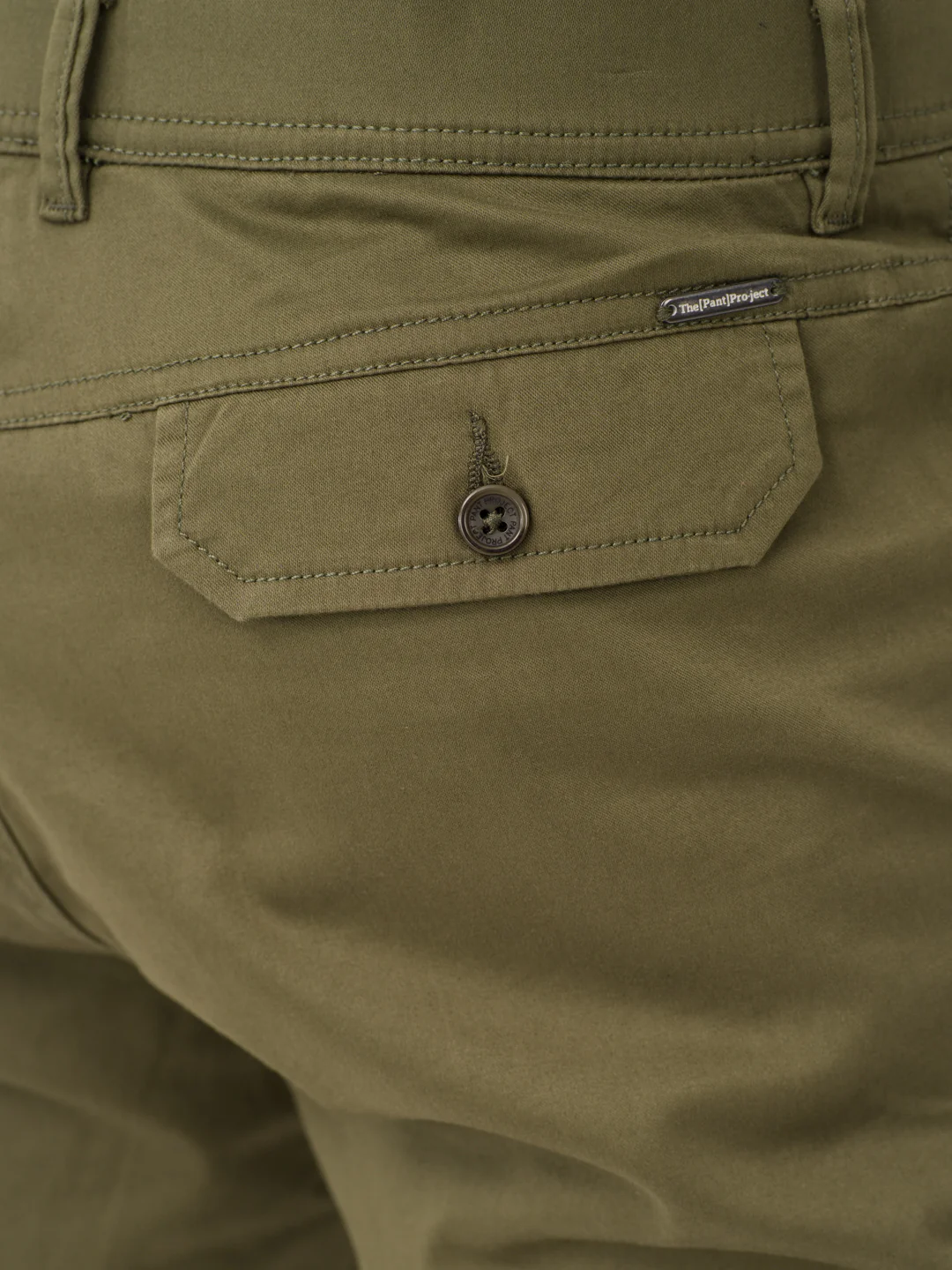 Sap Green Relaxed Fit Stretch Cargo Pants - Image 6