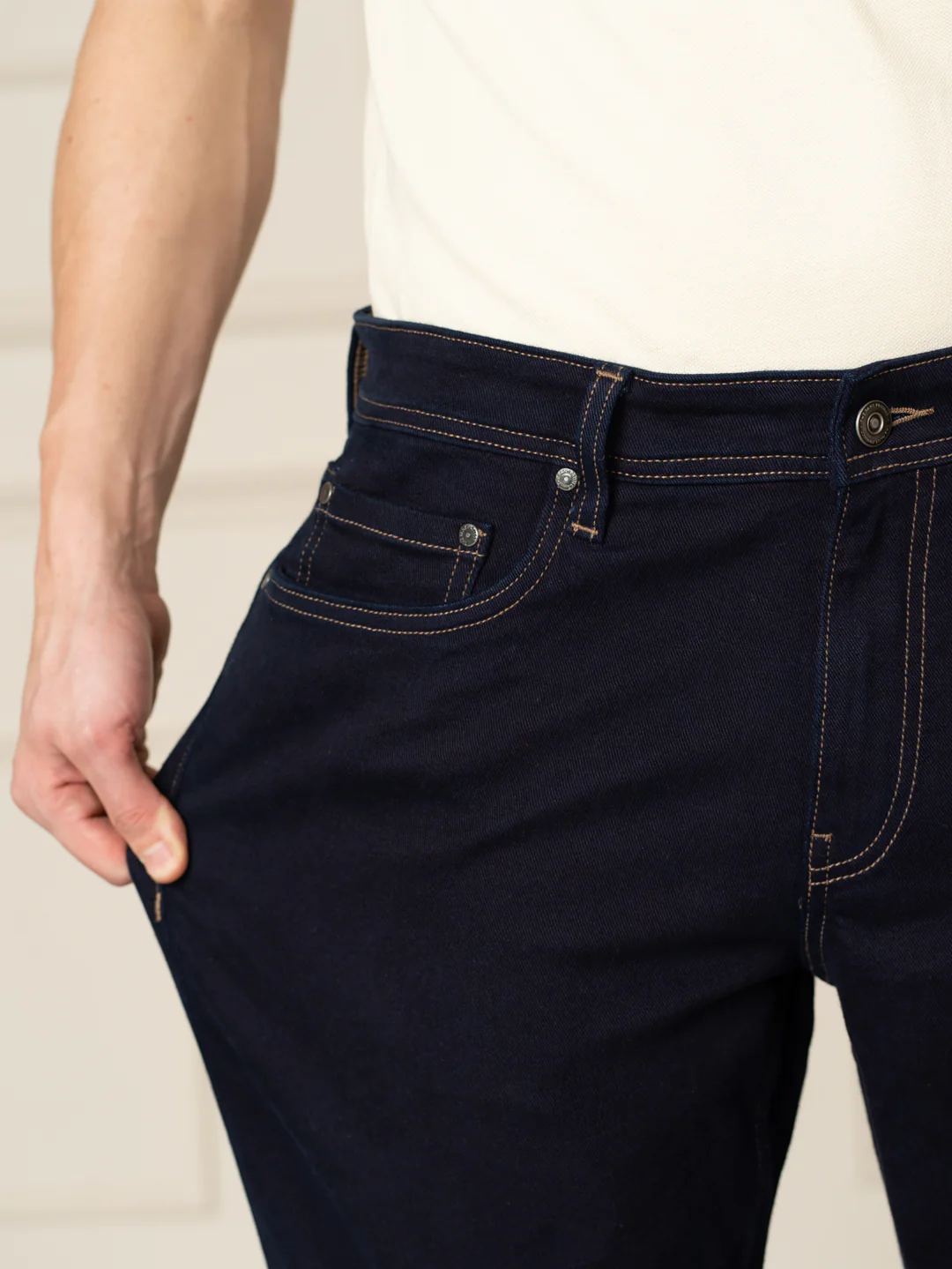 Savoy Blue Luxury Relaxed Fit Jeans - Image 4
