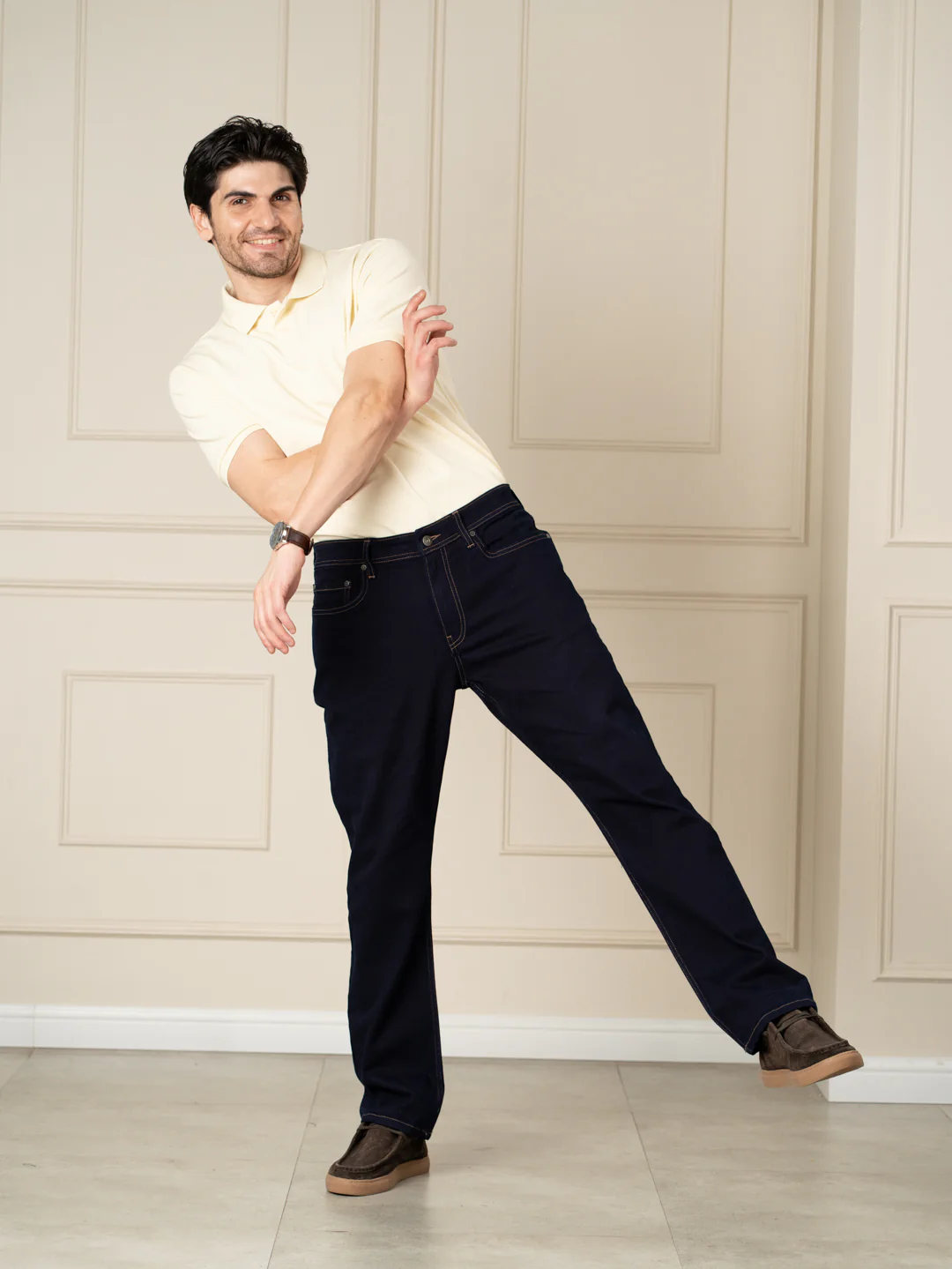 Savoy Blue Luxury Relaxed Fit Jeans - Image 6