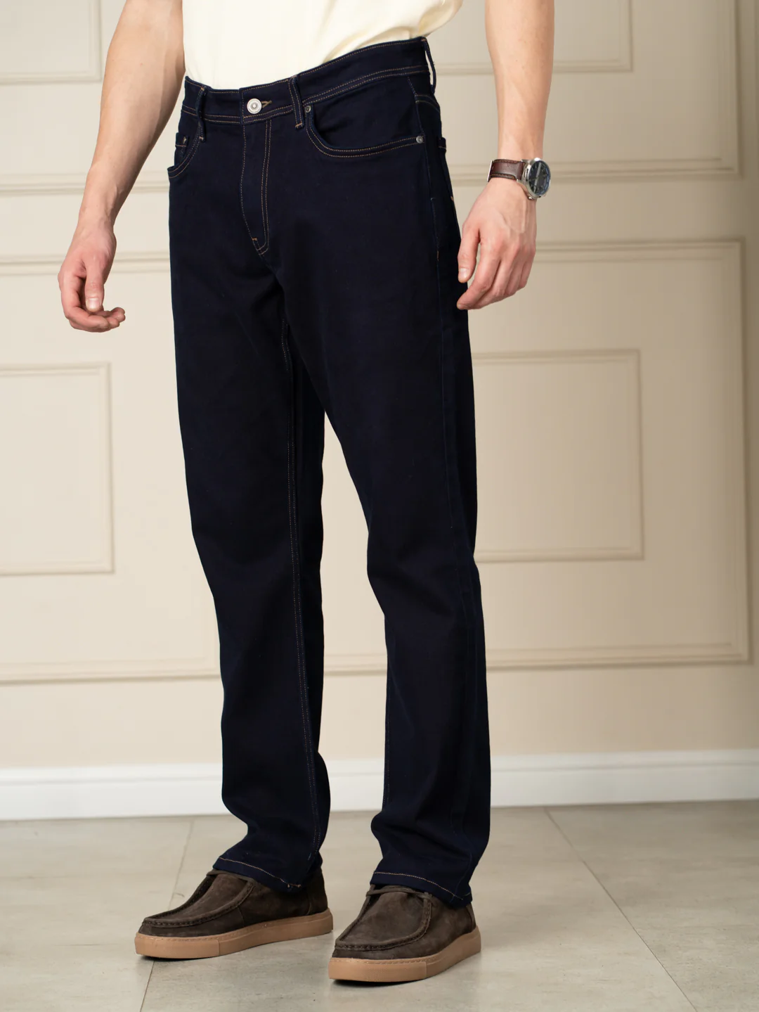 Savoy Blue Luxury Relaxed Fit Jeans - Image 8