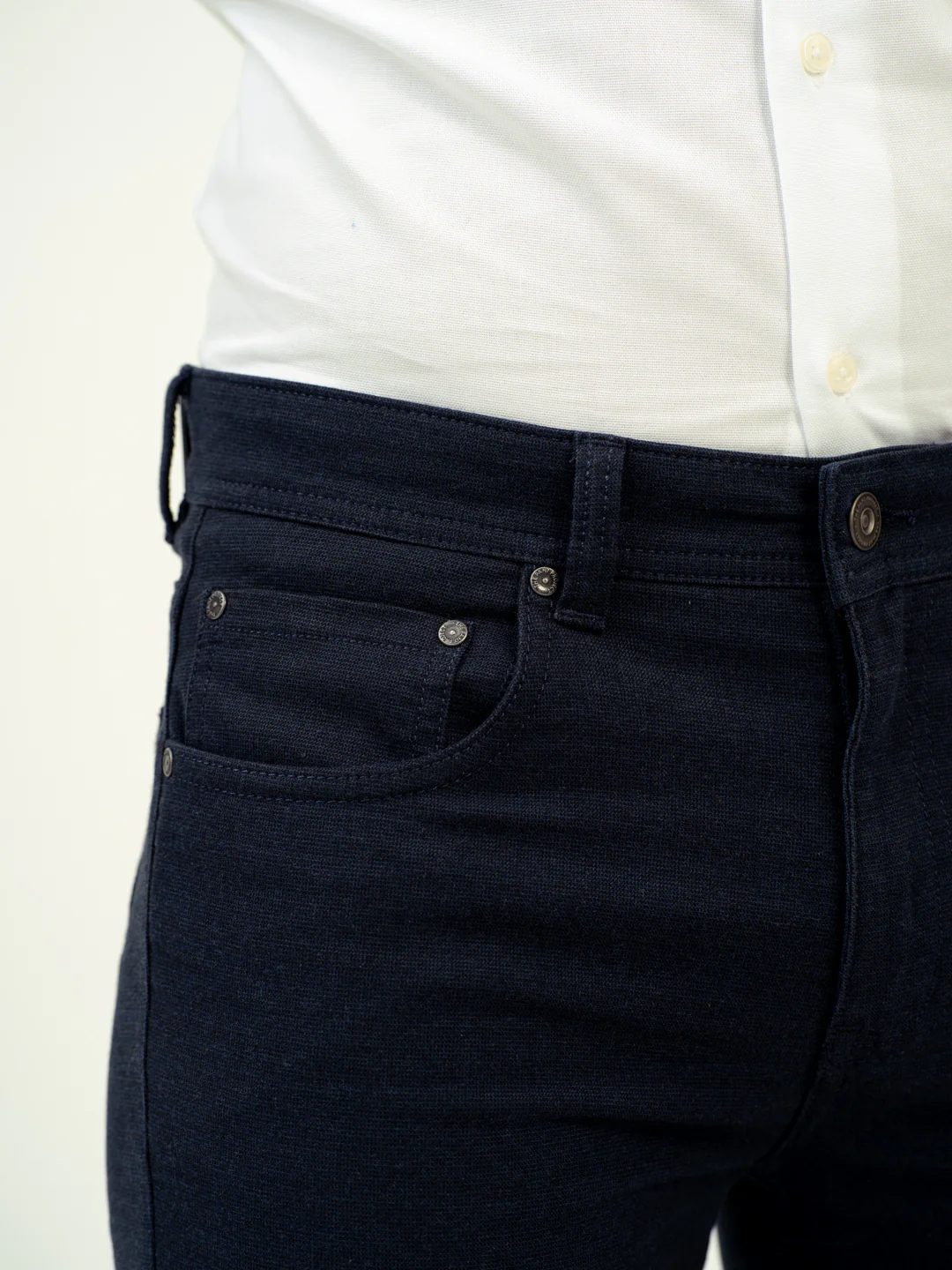 Seafarer Navy Slim Fit Jeanos - Image 9