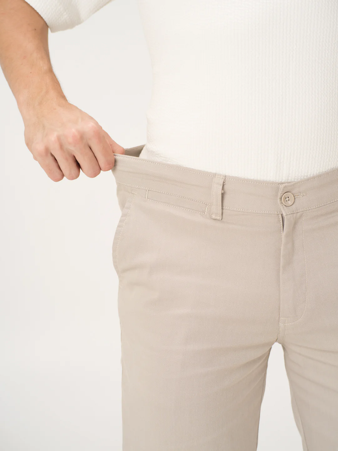 Sesame Beige Chino Shorts - Image 5