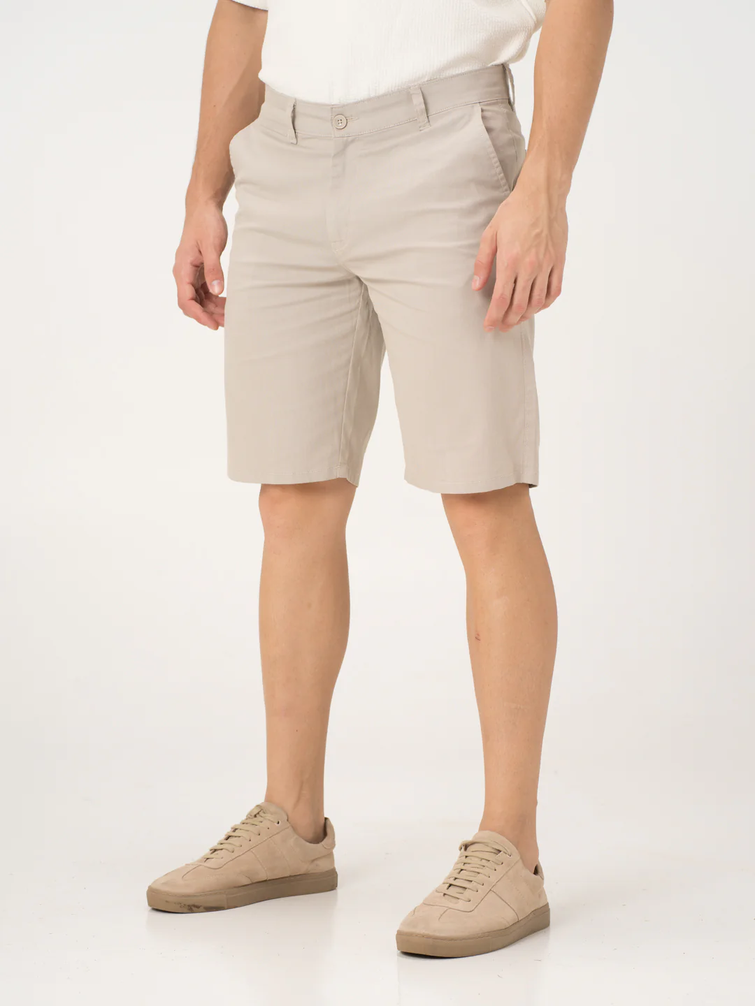 Sesame Beige Chino Shorts - Image 7