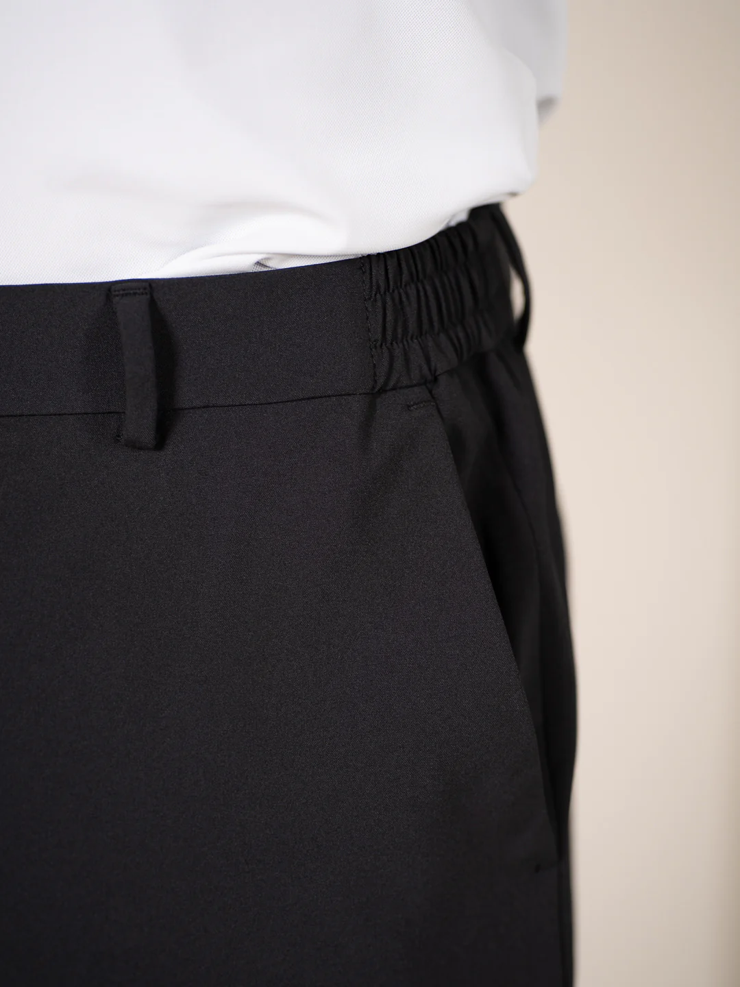 Sharp Black 247 Relaxed Fit Smart Formal Trousers - Image 9