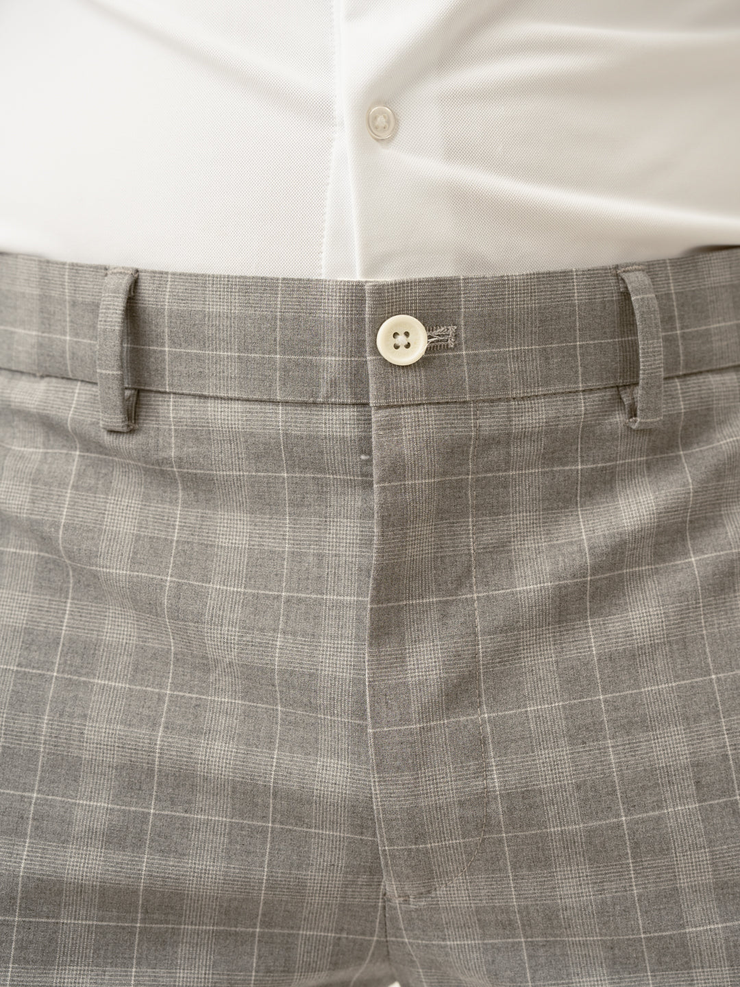 Siberian Grey Checks Formal Pants - Image 8