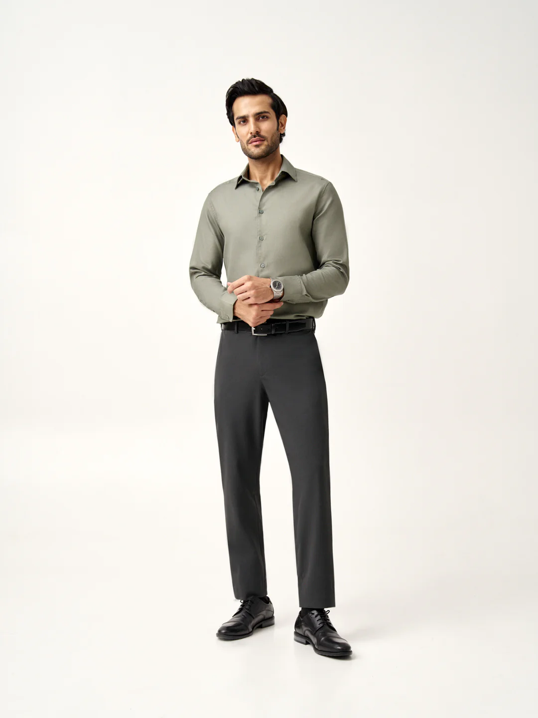 Slate Grey Houndstooth Pants - Image 6