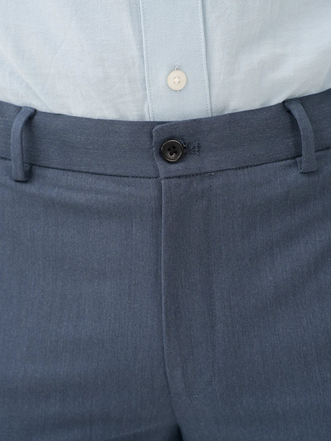 Canyon Blue Twill Luxury Stretch Pants - Image 9