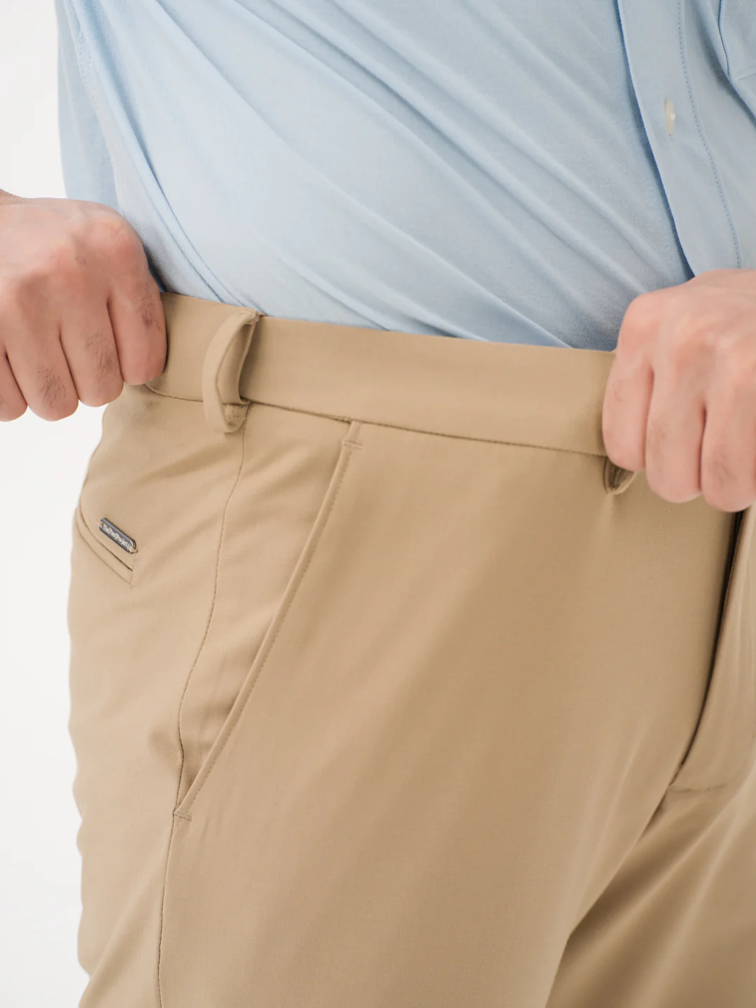 Somewhere Khaki Relaxed Fit Stretch Formal Pants - Image 5