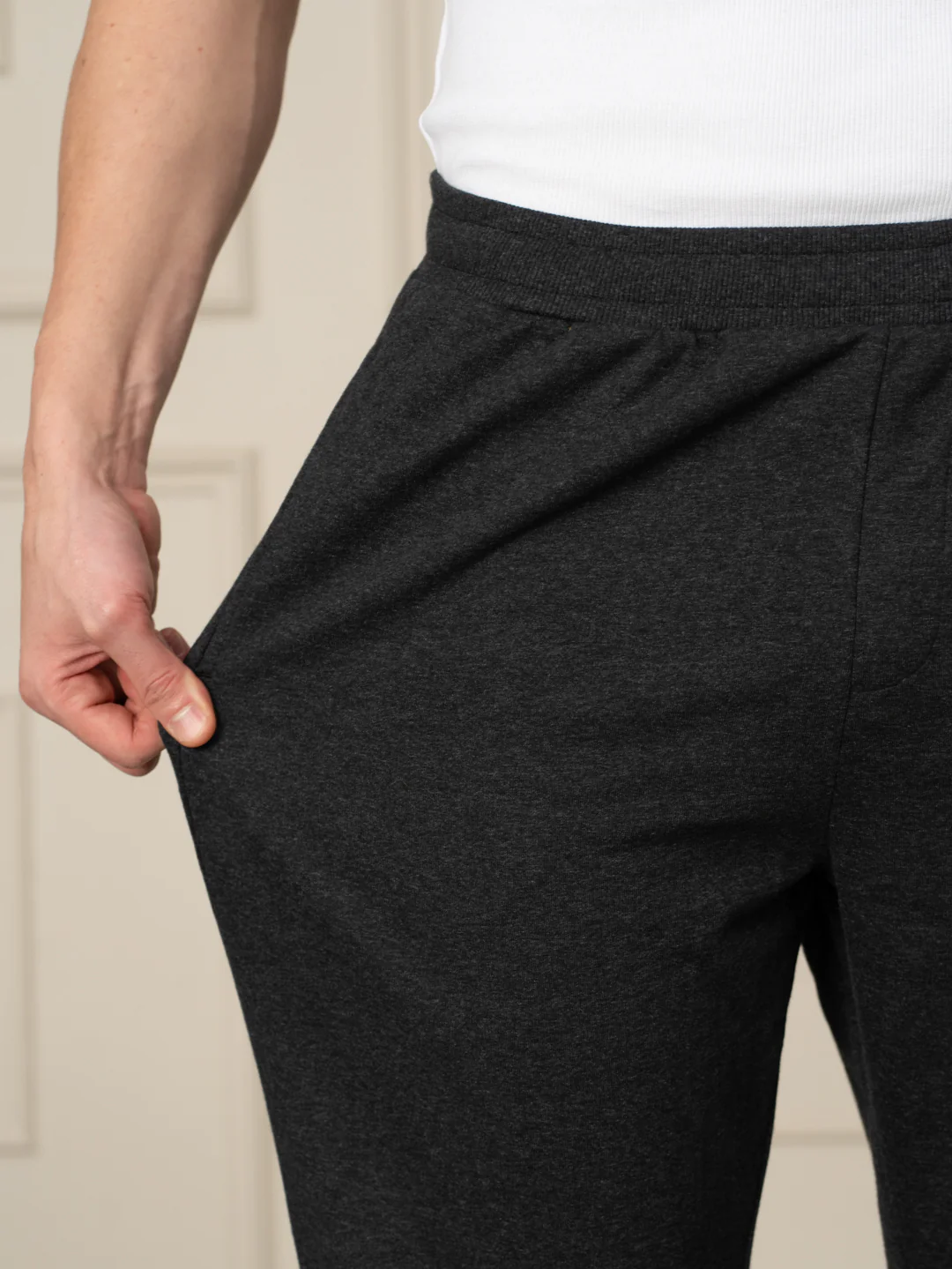 Soren Black Tapered Fit Joggers - Image 3