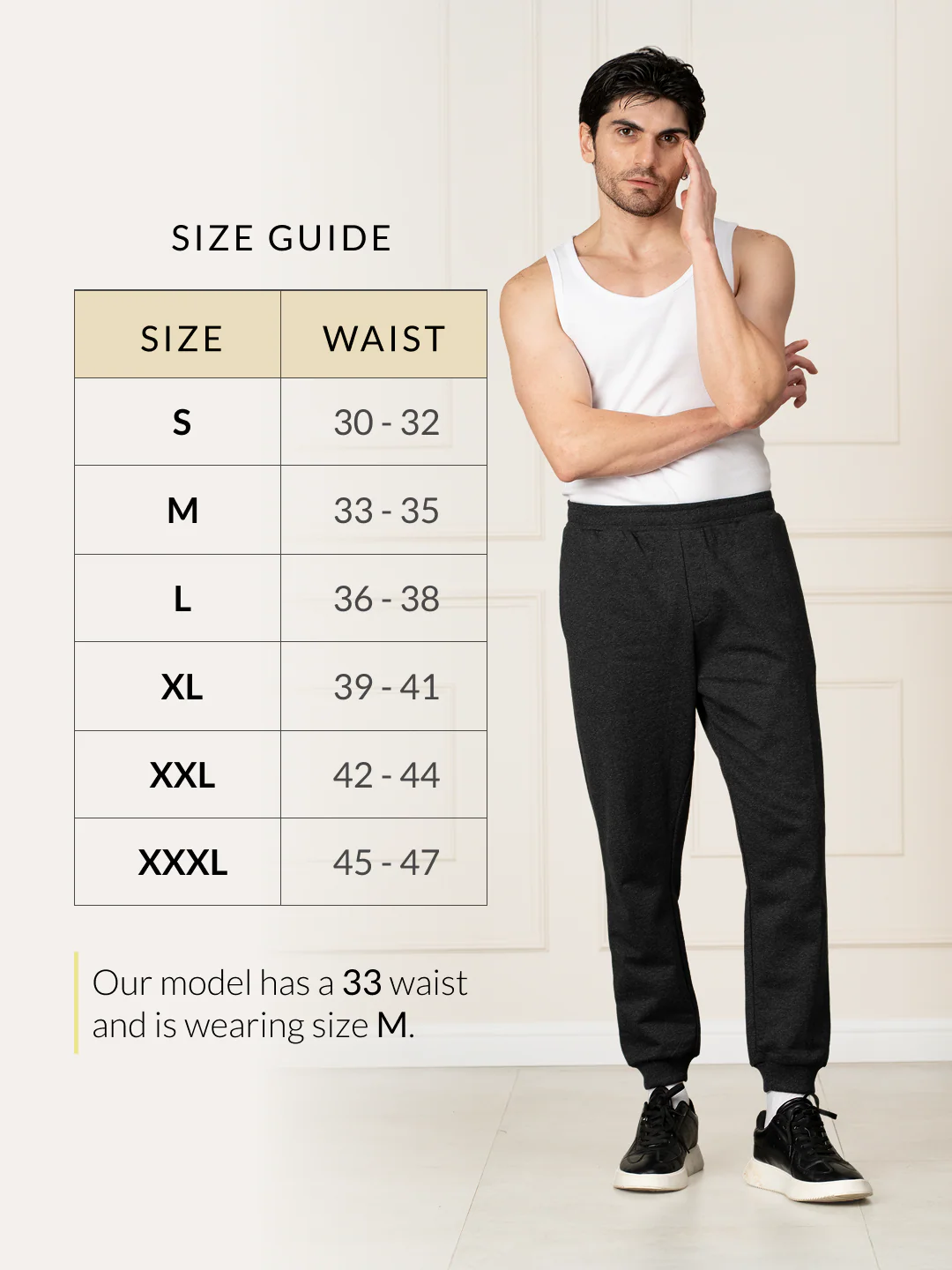 Soren Black Tapered Fit Joggers - Image 4