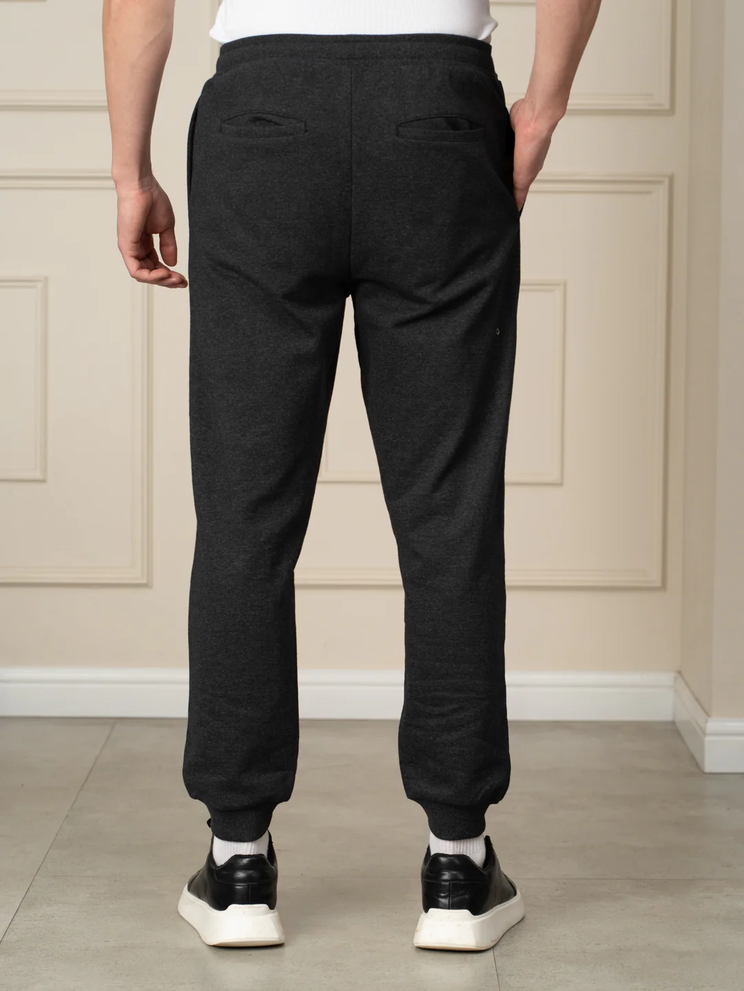 Soren Black Tapered Fit Joggers - Image 7