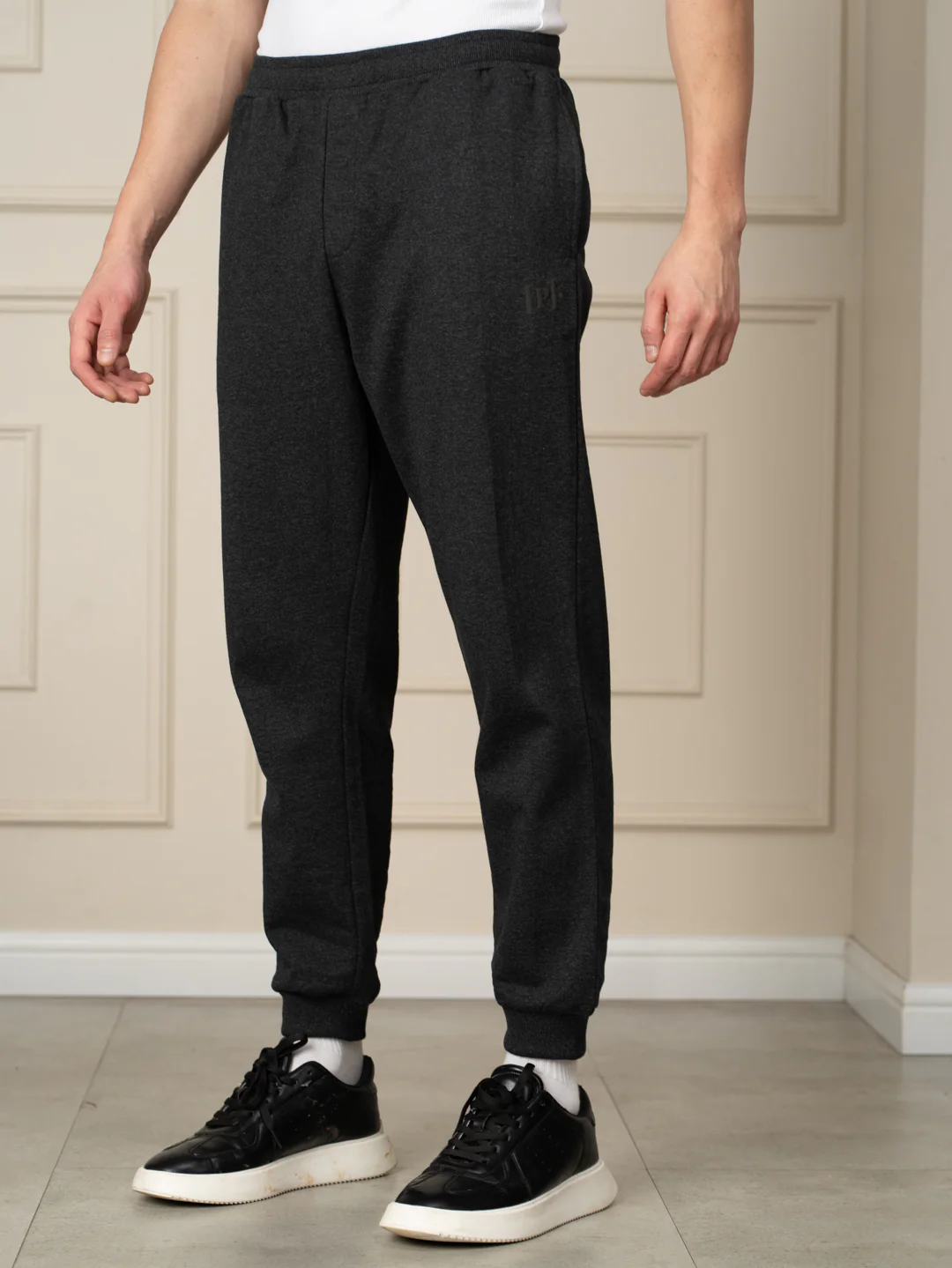 Soren Black Tapered Fit Joggers - Image 8