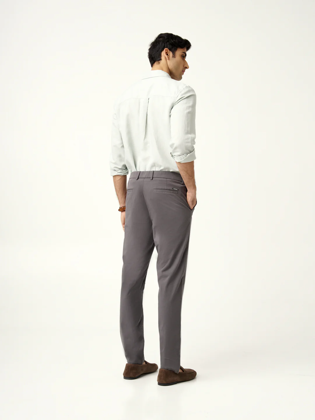 Spanish Grey Stretch Chinos - Image 6
