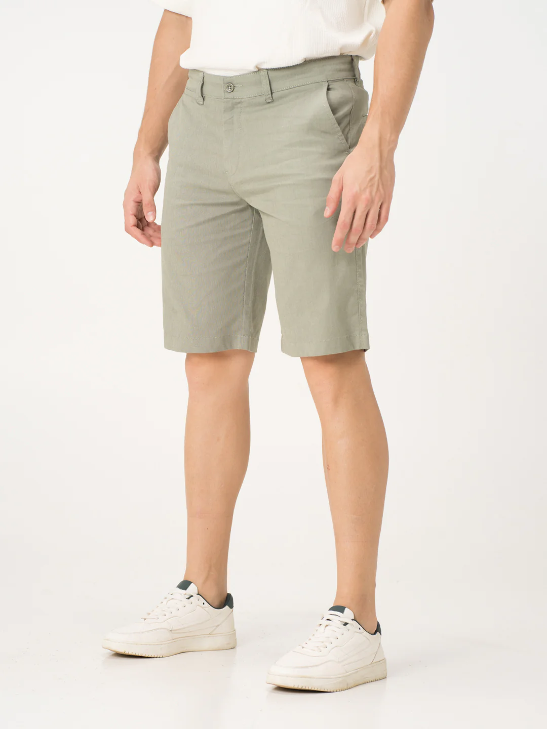 Sprout Green Chino Shorts - Image 5