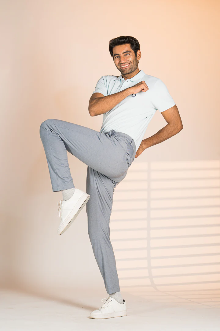 Steel Grey Power-Stretch Pants - Image 6