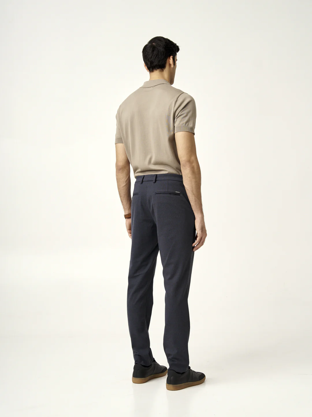 Storm Grey Houndstooth Power-Stretch Pants - Image 8