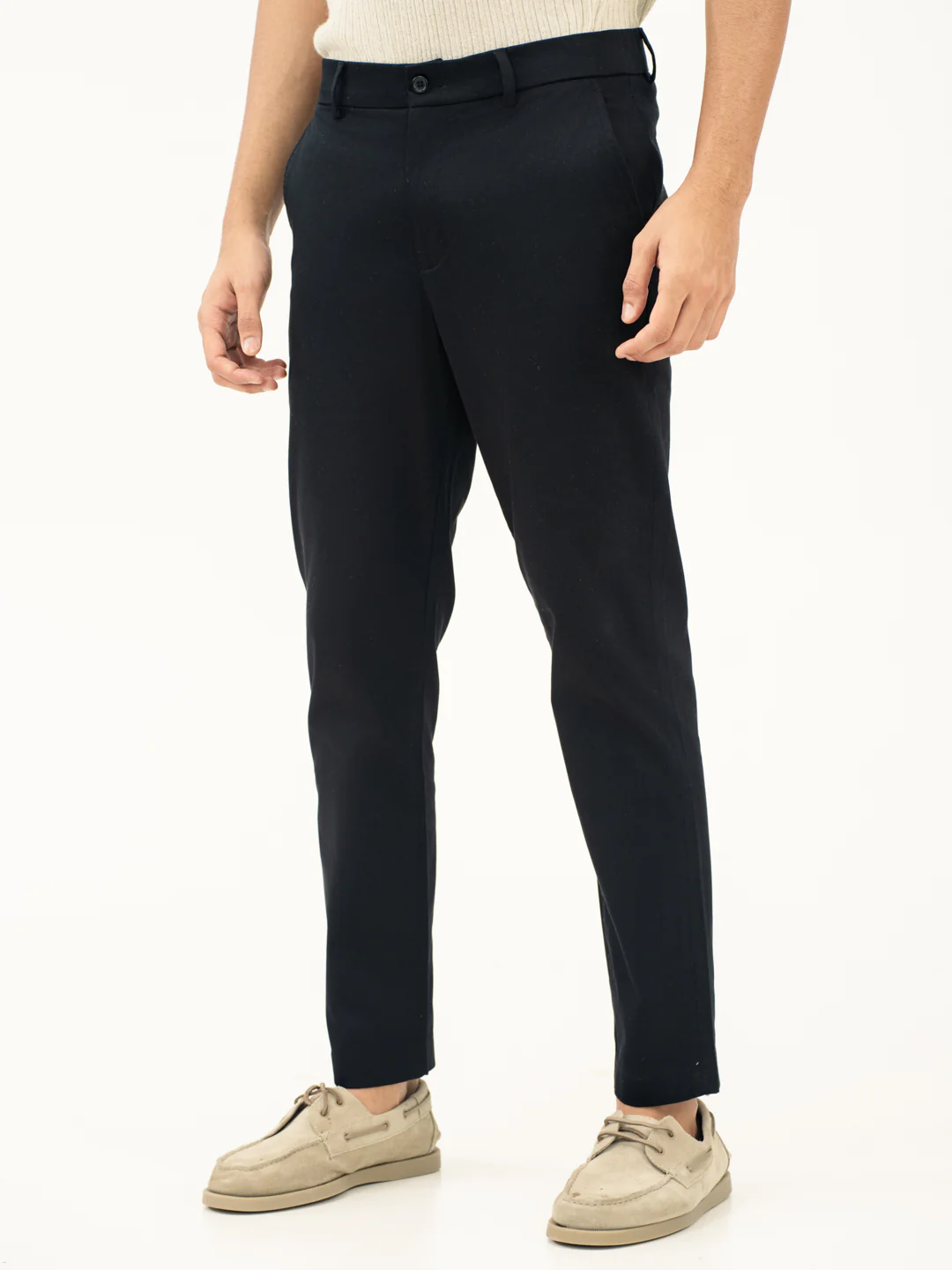 Stormguard Black Slim Fit Stretch Chinos - Image 9
