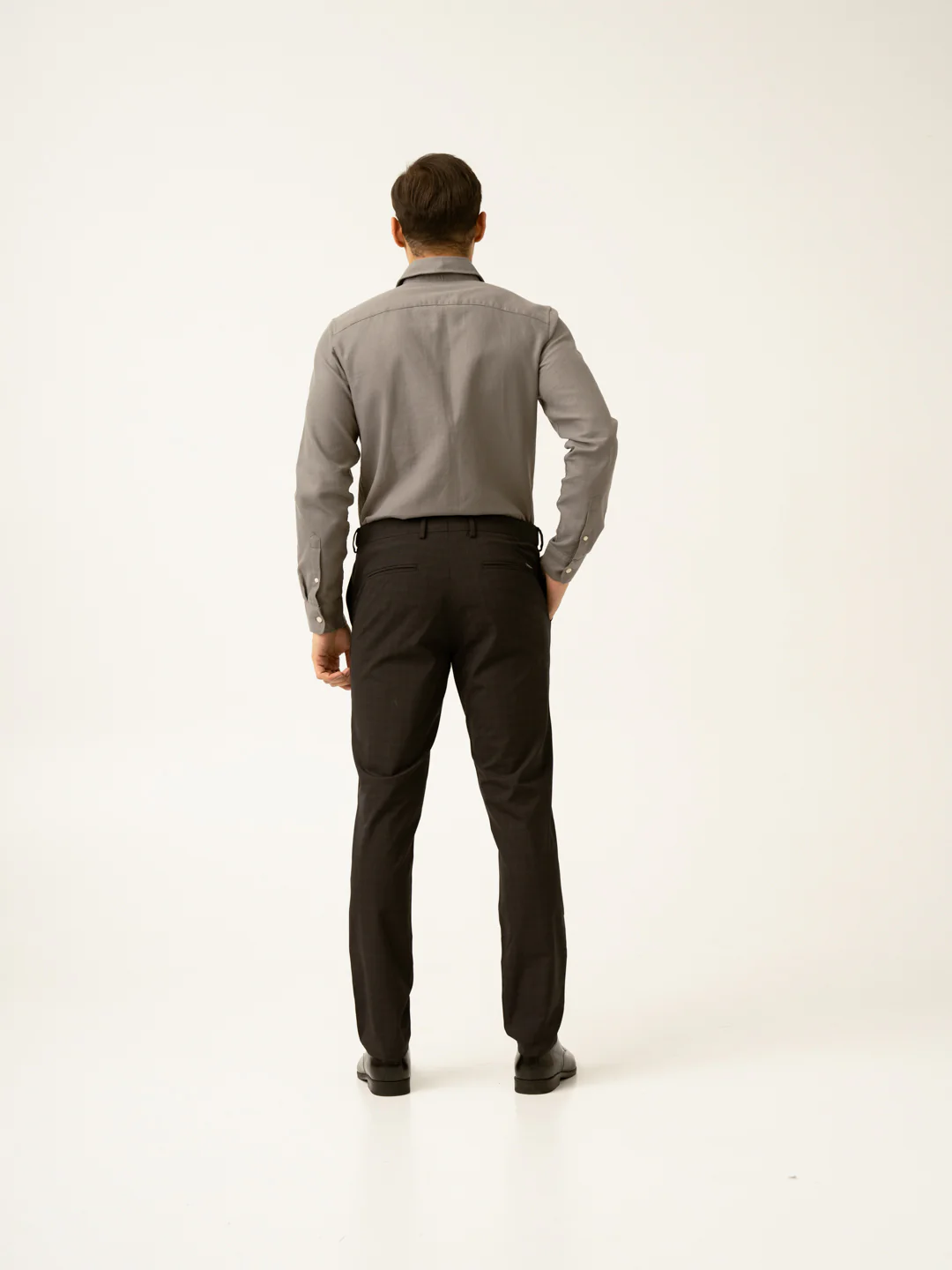Submarine Black Checks Formal Pants - Image 6