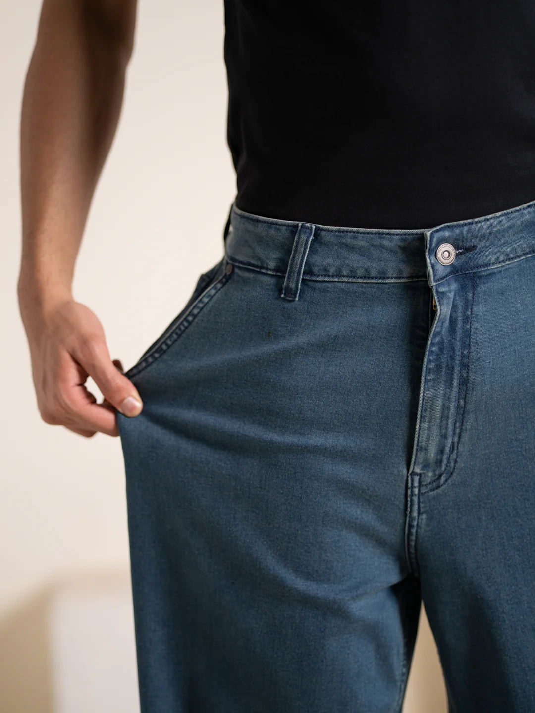 Tempest Blue Baggy Fit Jeans - Image 5