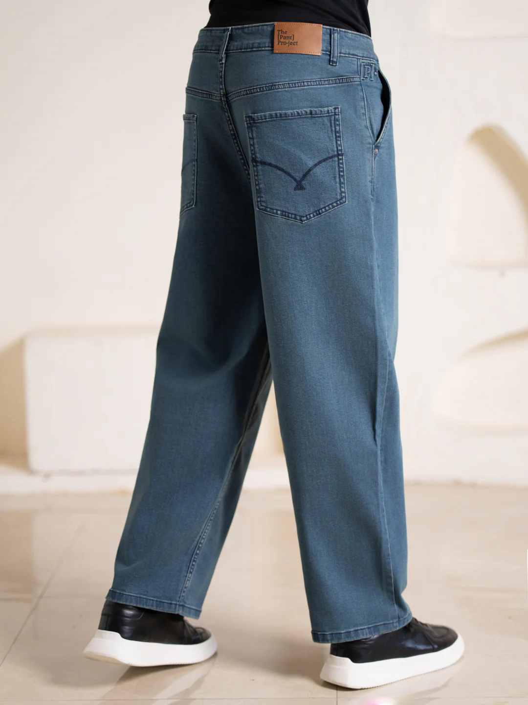 Tempest Blue Baggy Fit Jeans - Image 7