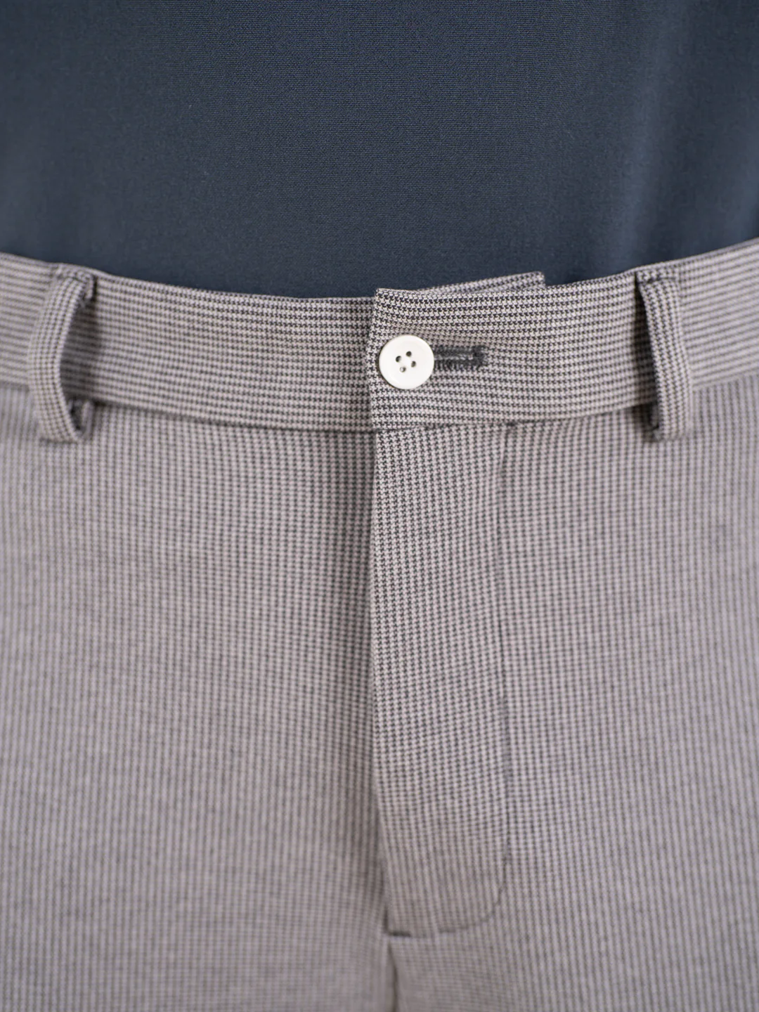 Theory Black Houndstooth Slim Fit Power Stretch Pants - Image 10