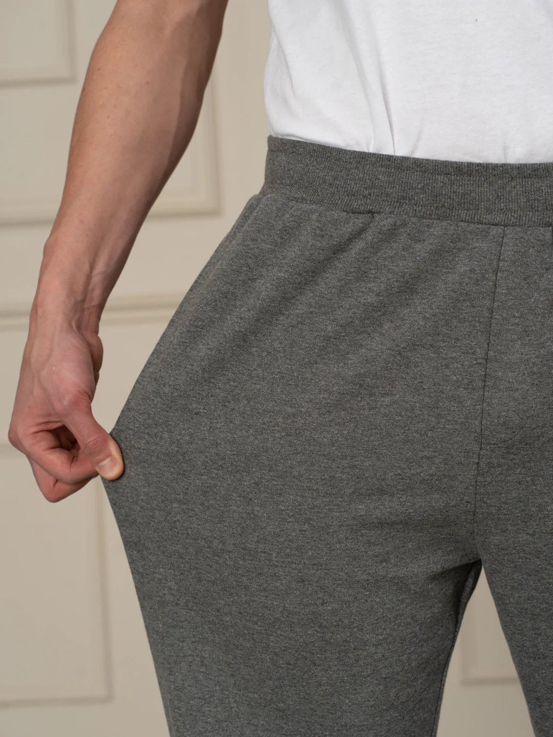 Thorne Grey Tapered Fit Joggers - Image 3