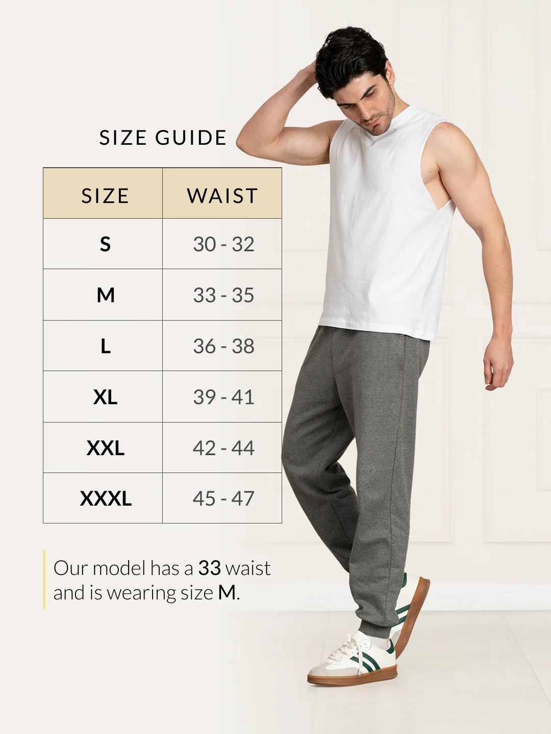 Thorne Grey Tapered Fit Joggers - Image 4