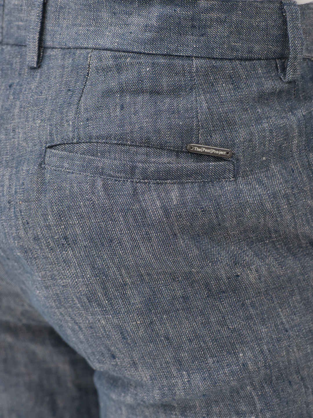 Thryv Indigo 100% Linen Pants - Image 9