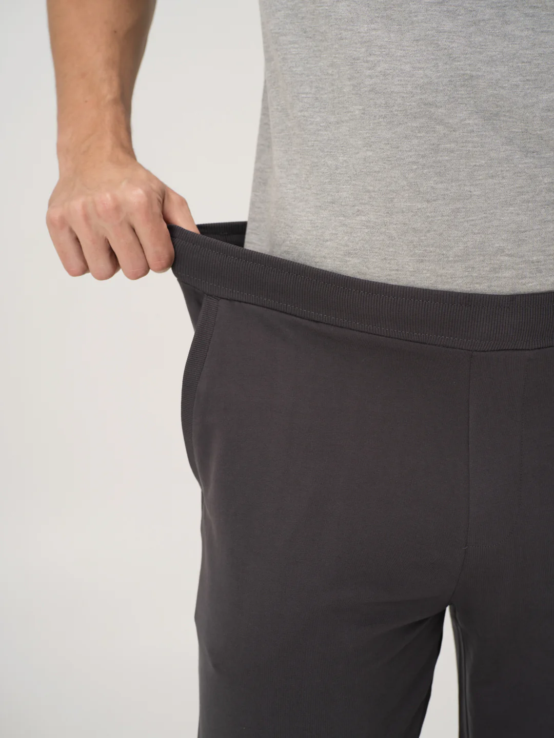 Thunderstorm Grey Cotton Sweatpants - Image 3