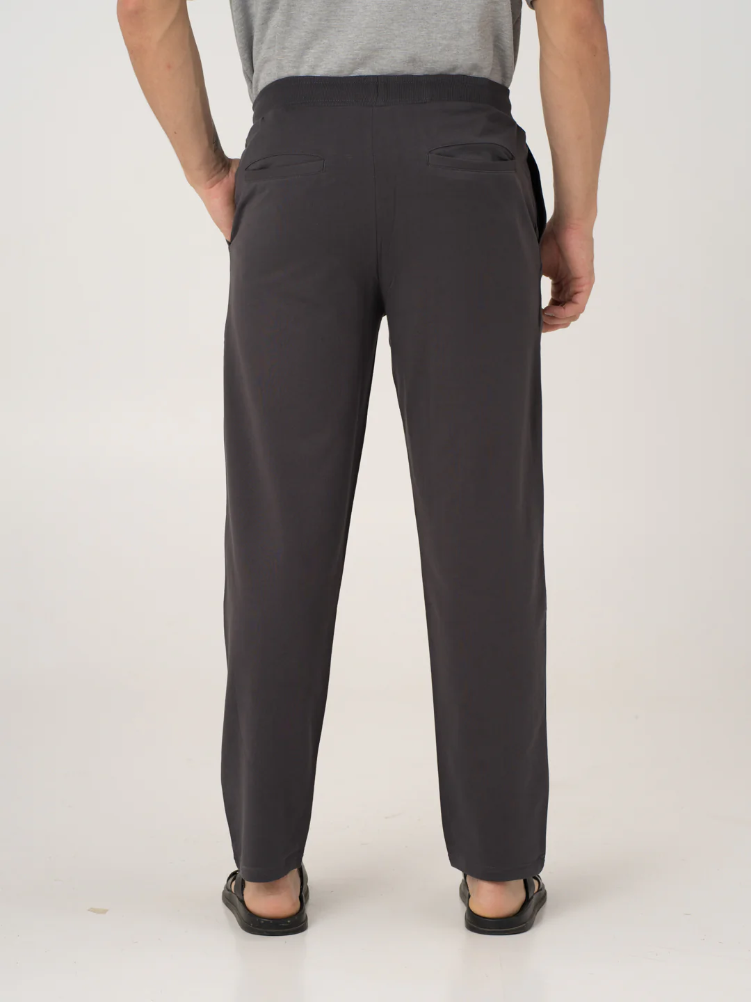 Thunderstorm Grey Cotton Sweatpants - Image 5