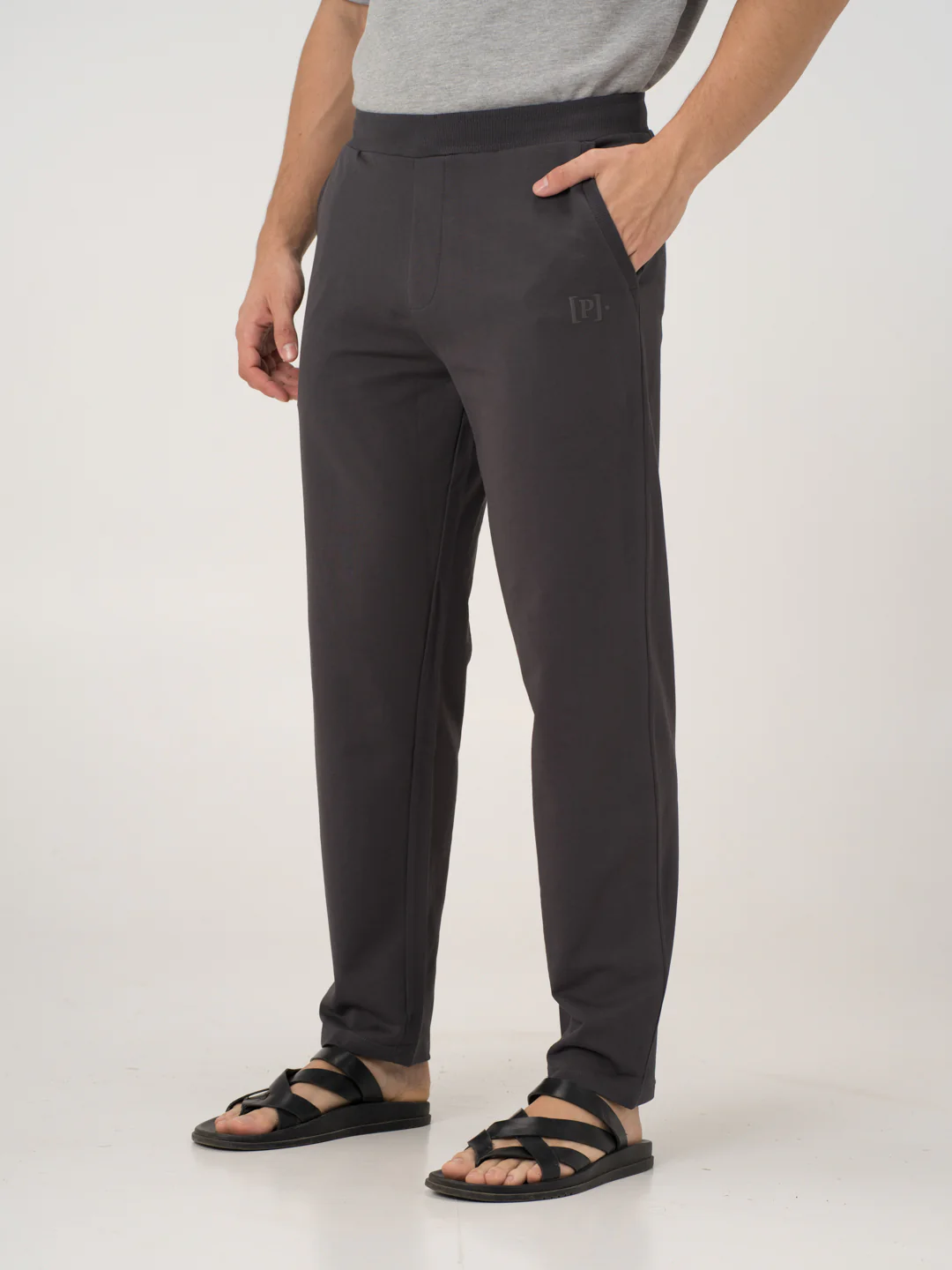 Thunderstorm Grey Cotton Sweatpants - Image 7