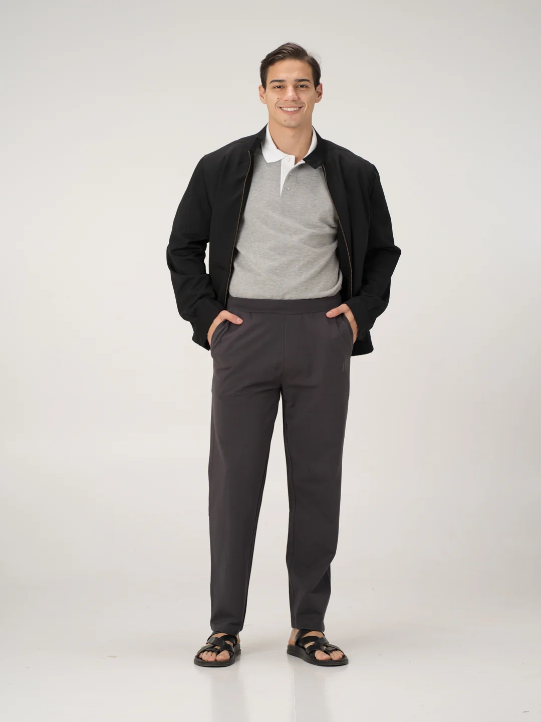 Thunderstorm Grey Cotton Sweatpants - Image 8