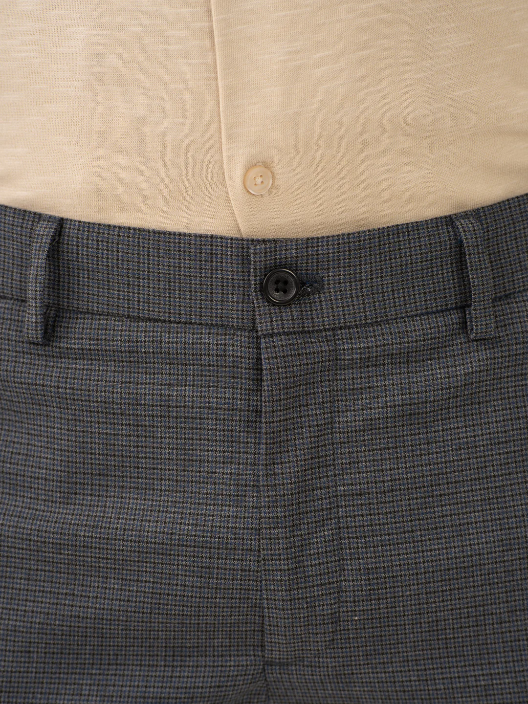 Titan Grey Houndstooth Stretch Formal Pants - Image 10
